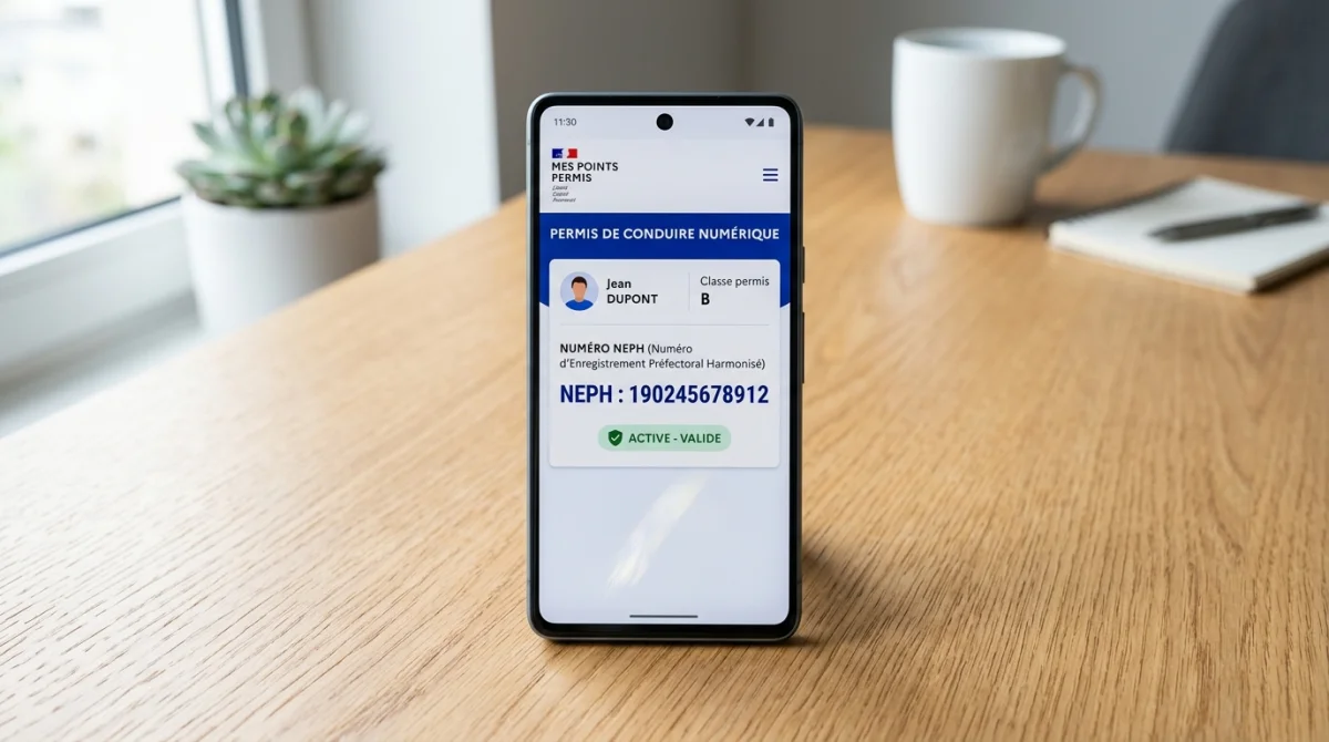 comment mettre son permis de conduire sur son téléphone