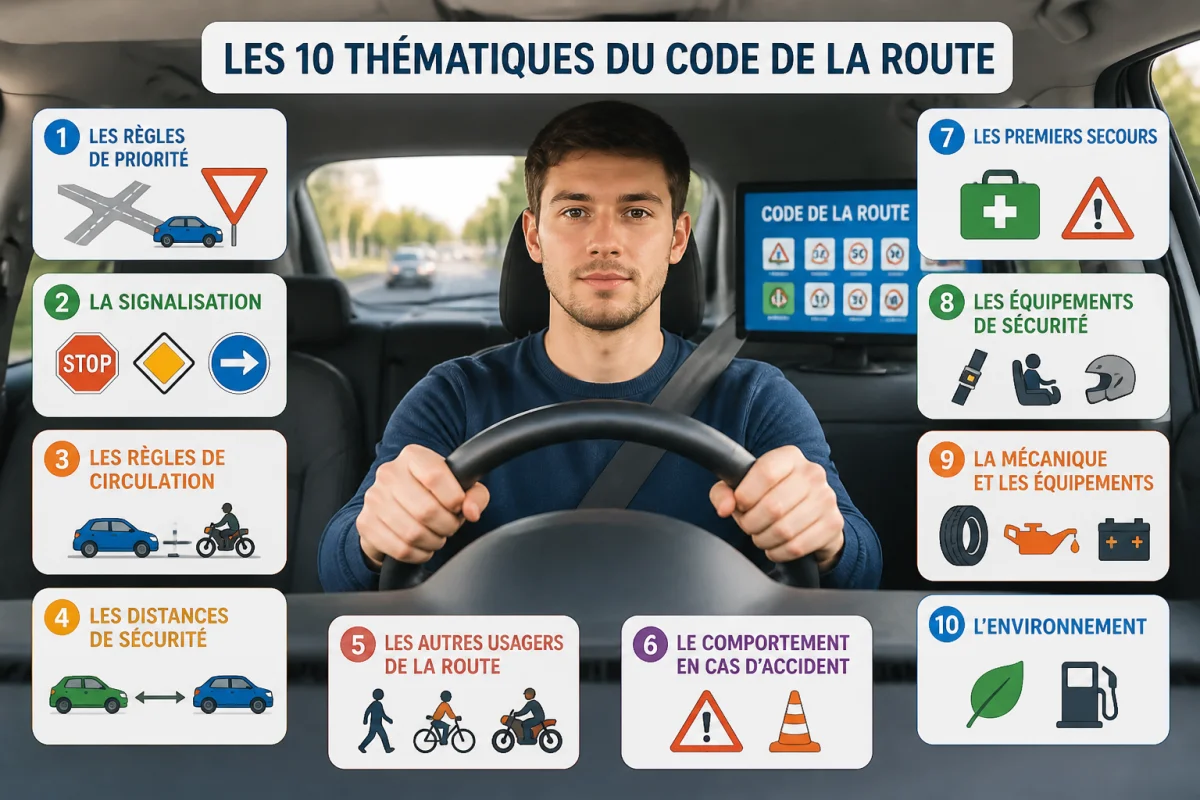 Combien de questions au code de la route en 2026