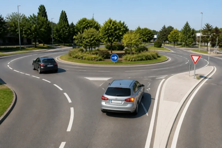 Comment prendre un rond-point selon le code de la route