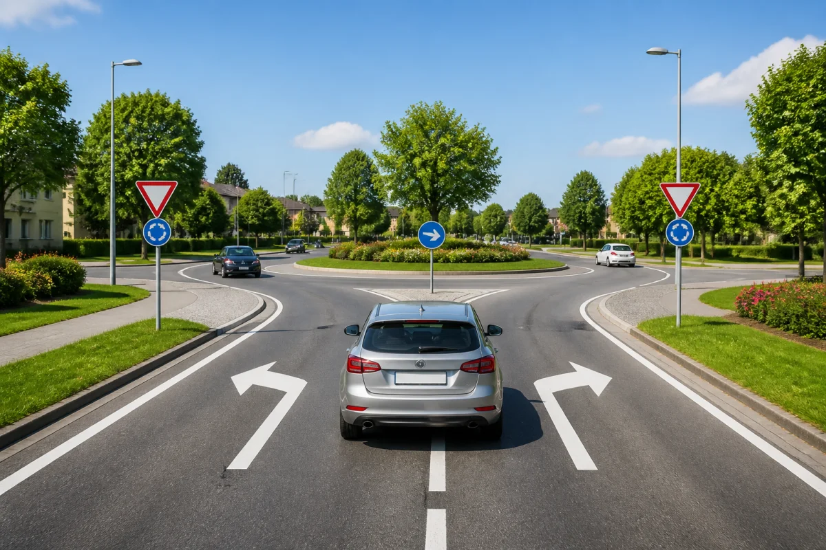 Comment prendre un rond-point selon le code de la route