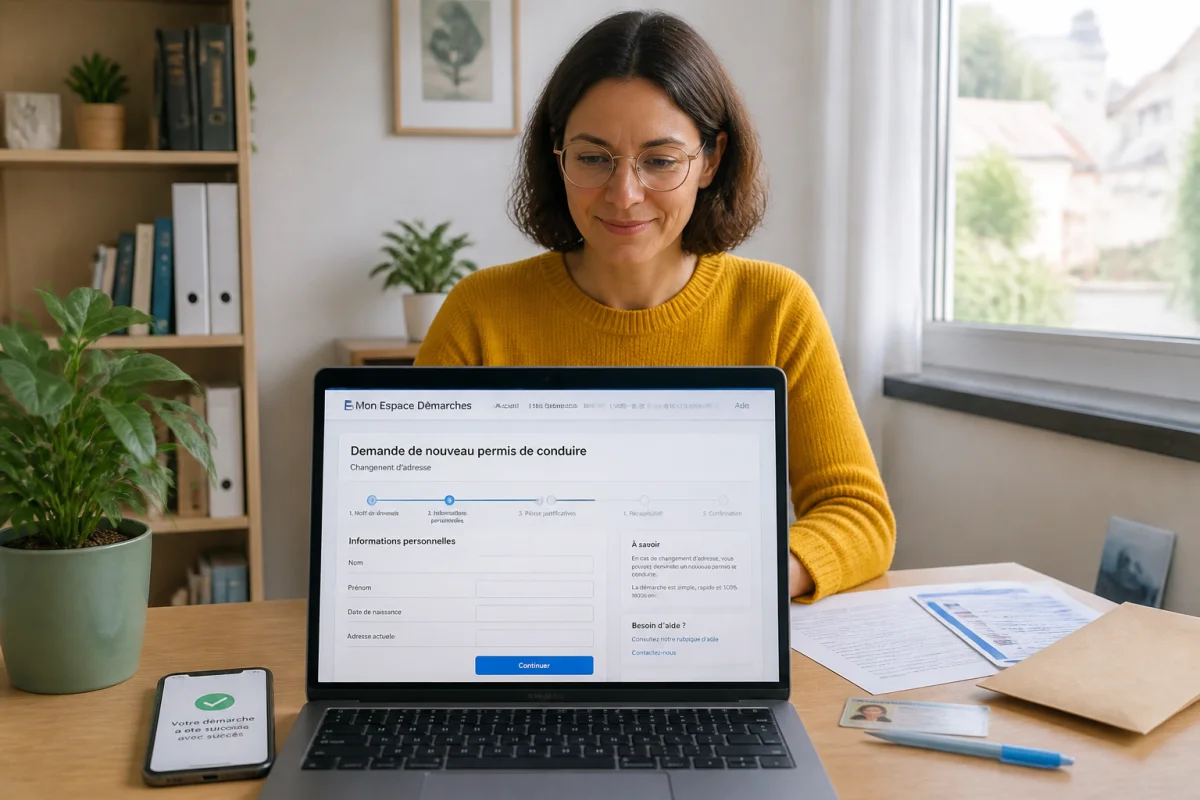 Comment changer l’adresse sur son permis de conduire