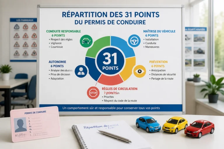 combien de point pour avoir le permis